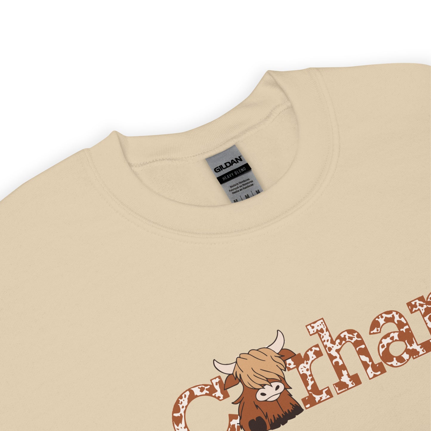 Highland Cow Sweatshirt, Cute Cow Gift Sweater, Farm Love Sweatshirt, Cattle Lover Gift, Western Sweatshirt, Animal
