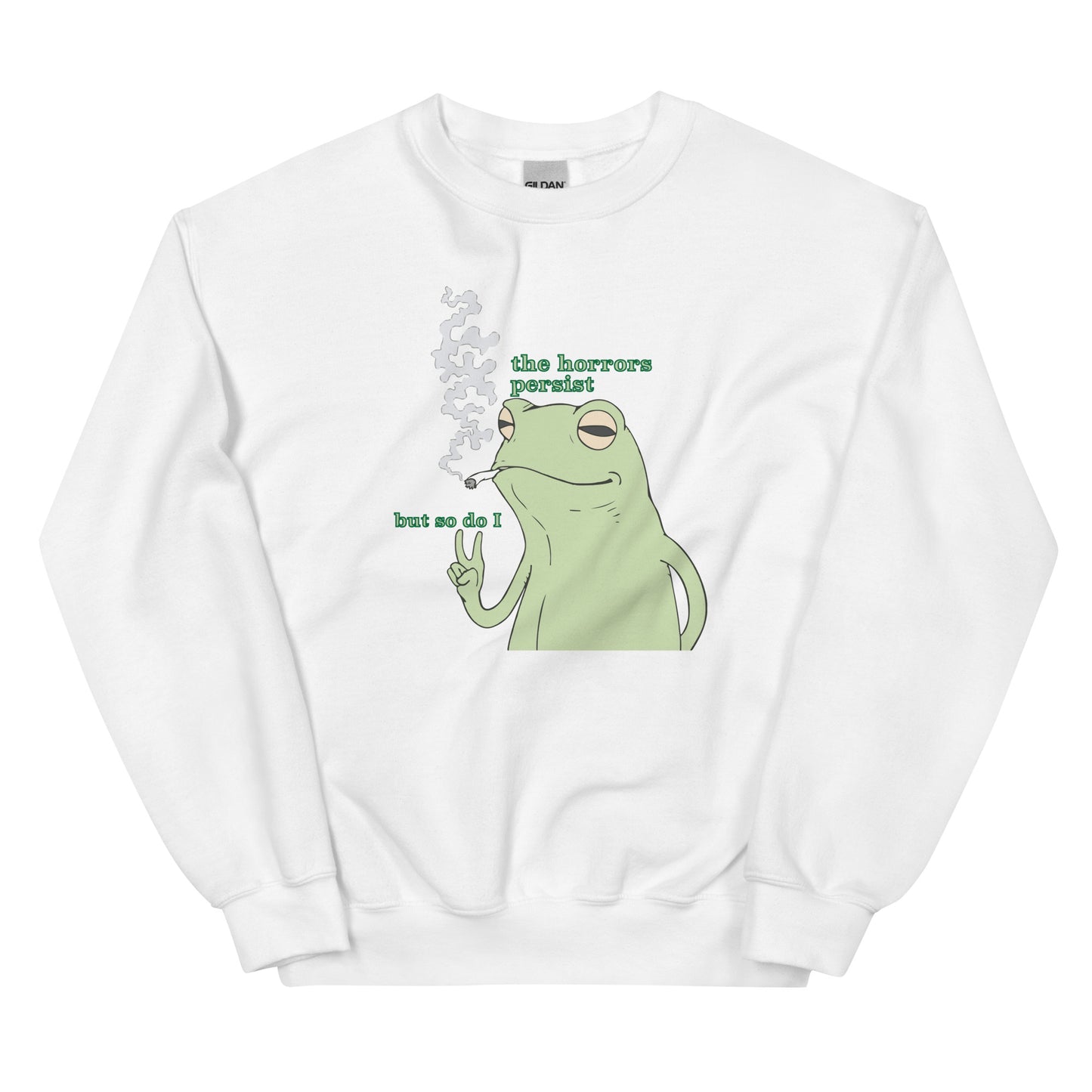 The Horrors Persist Frog Sweatshirt