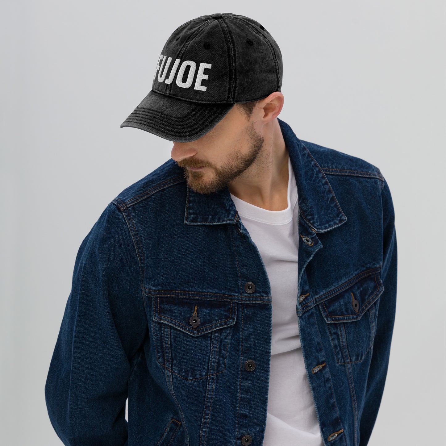 FUJOE Hat (Embroidered Vintage Cotton Twill Cap)