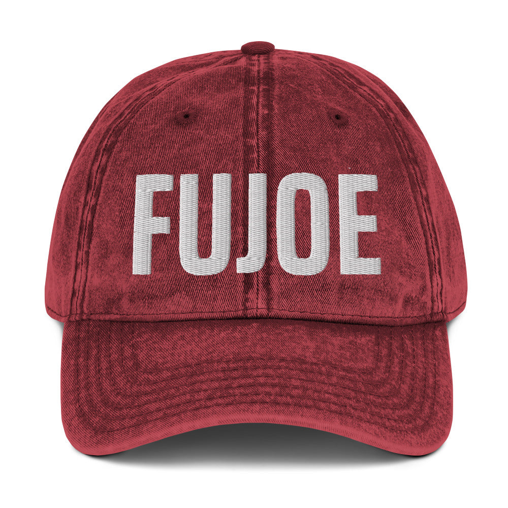 FUJOE Hat (Embroidered Vintage Cotton Twill Cap)