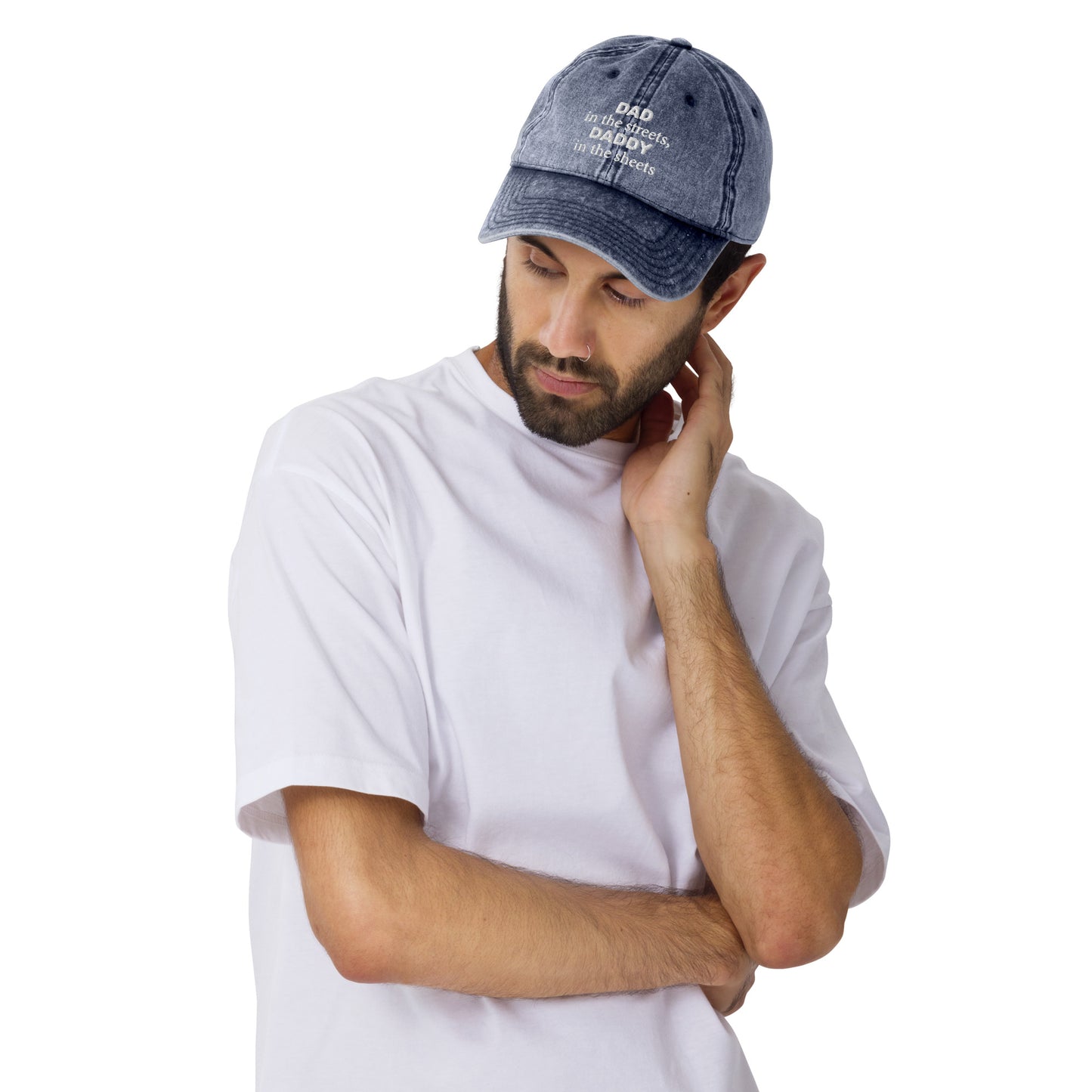Daddy Sheets Hat, Daddy In The Sheets Hat, Embroidery Vintage Cotton Twill Cap