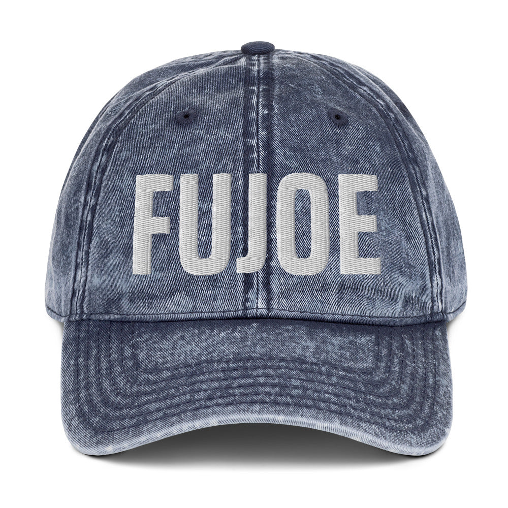 FUJOE Hat (Embroidered Vintage Cotton Twill Cap)