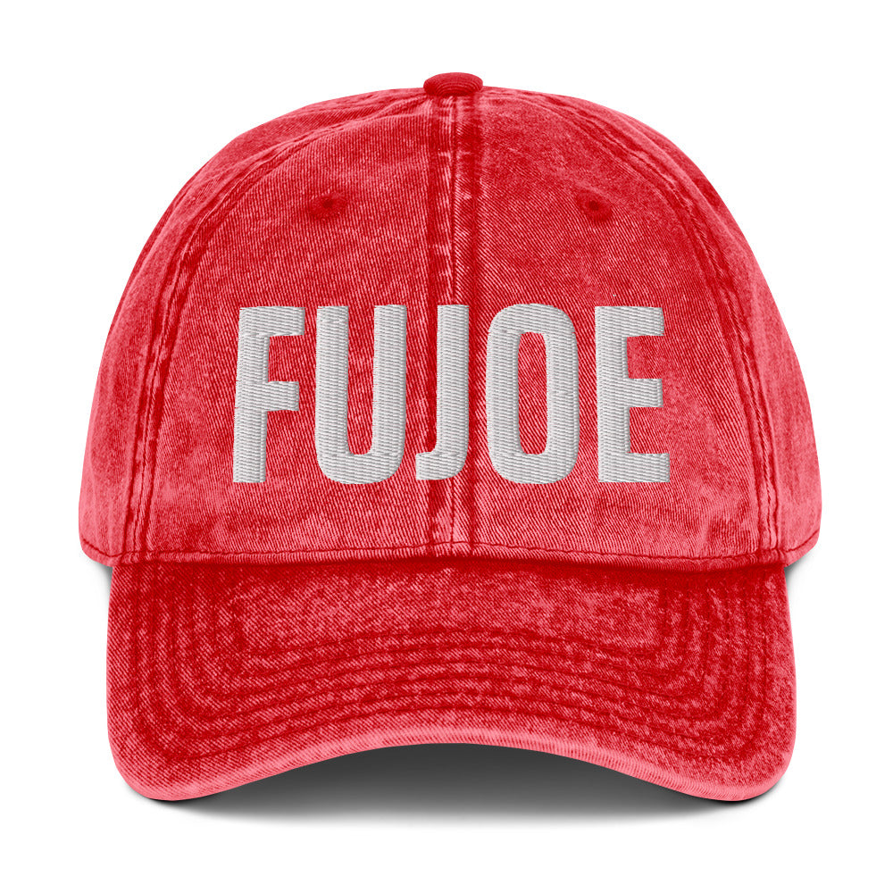 FUJOE Hat (Embroidered Vintage Cotton Twill Cap)