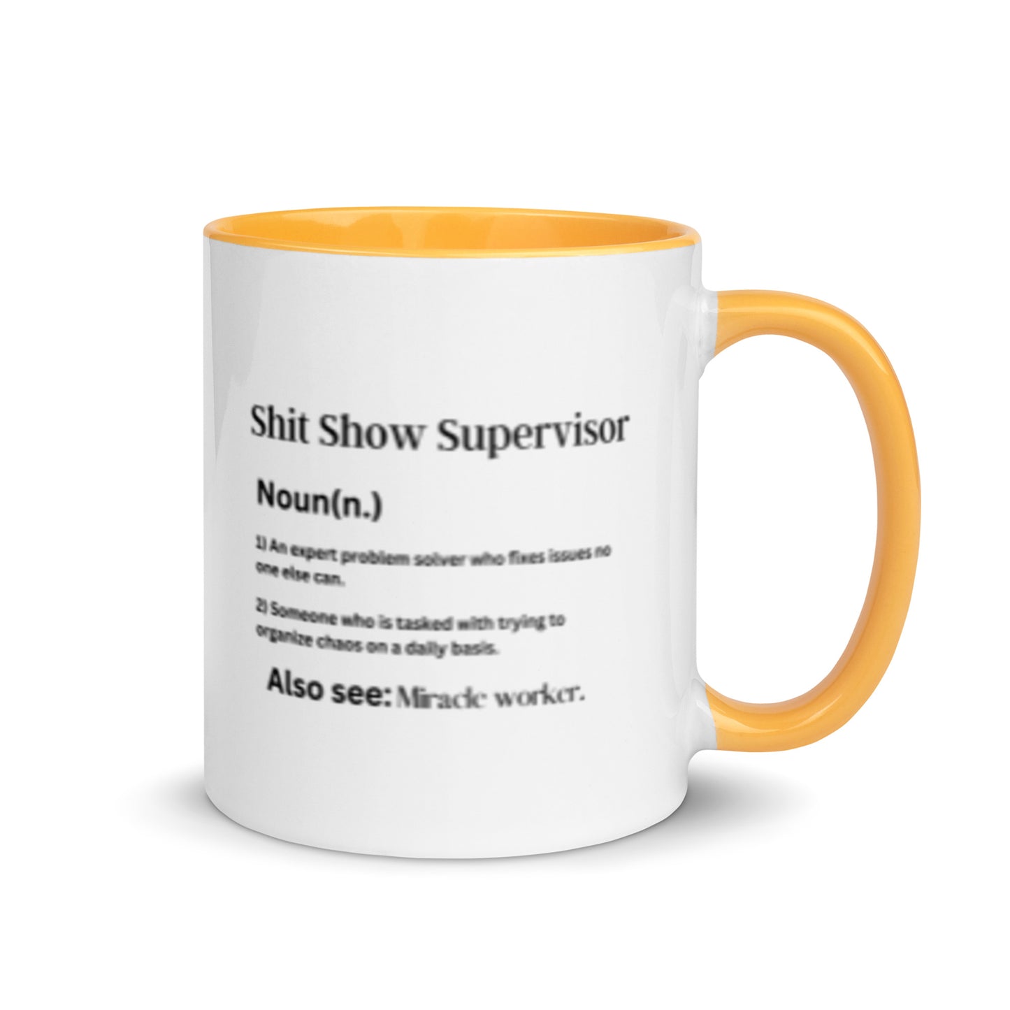 S*itshow Supervisor Mug, S*it Show Mug, S*it Show Supervisor Mug, Boss Gift Mug