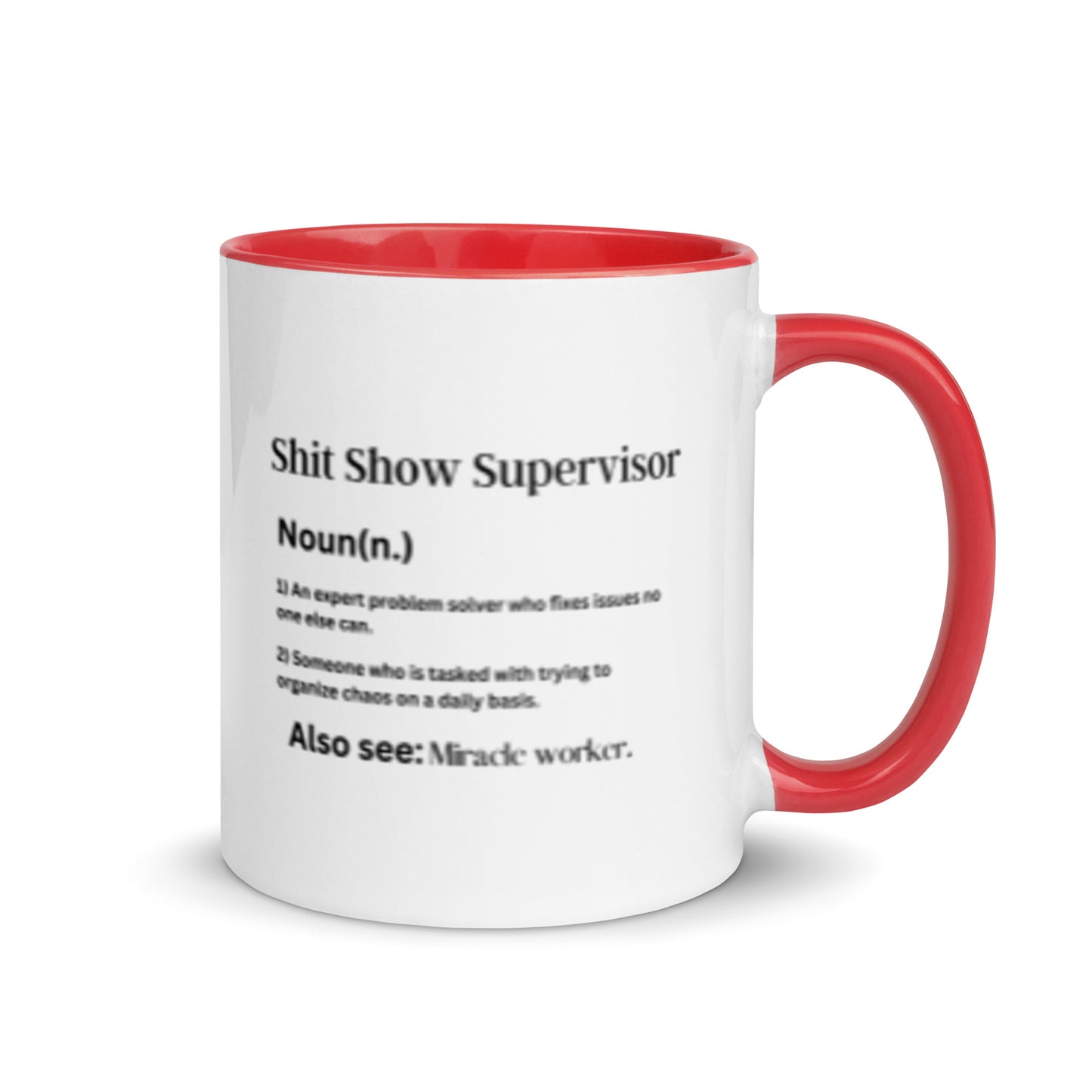 S*itshow Supervisor Mug, S*it Show Mug, S*it Show Supervisor Mug, Boss Gift Mug