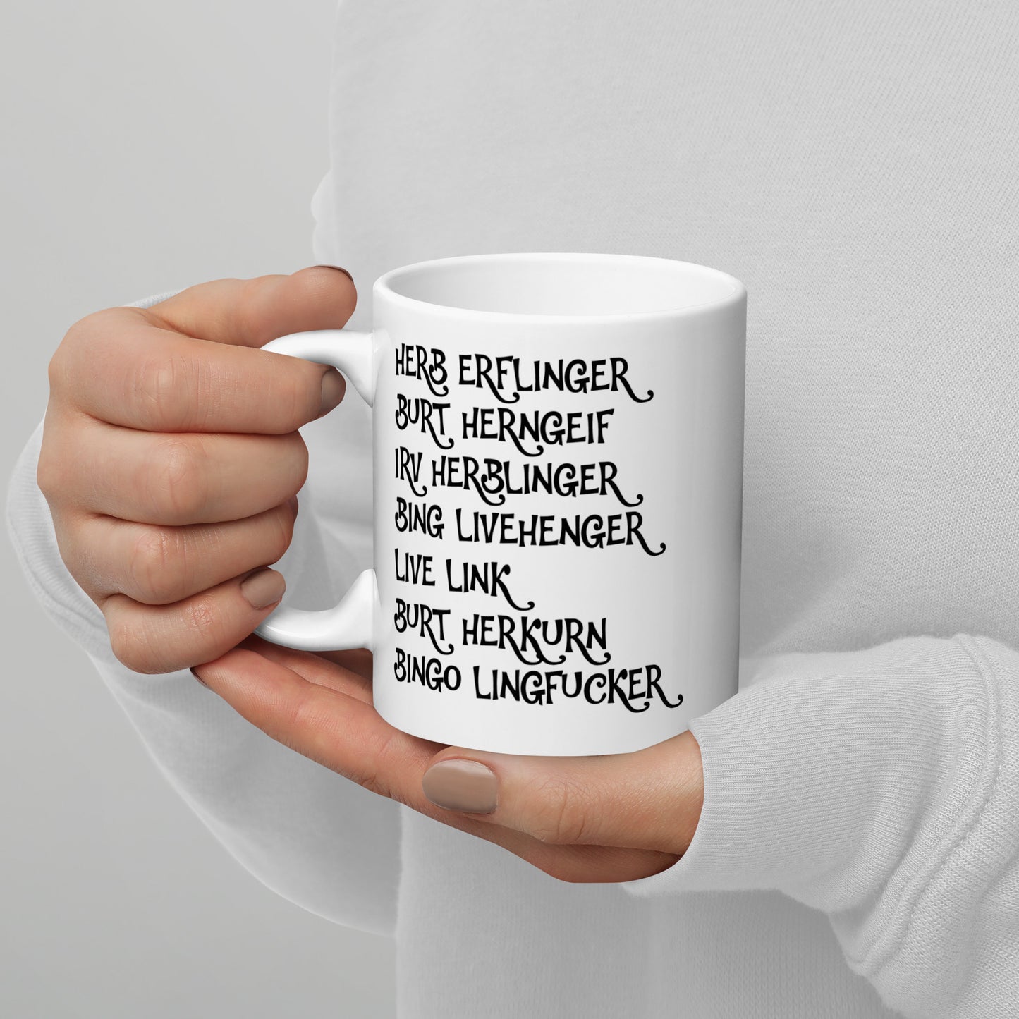 Herb Ertlinger coffee mug Schitt's Creek Two-Tone