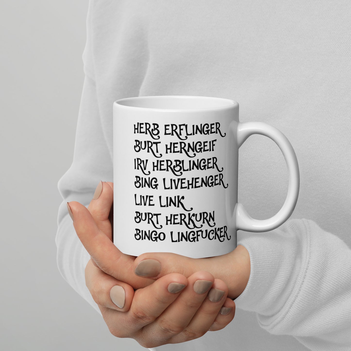 Herb Ertlinger coffee mug Schitt's Creek Two-Tone