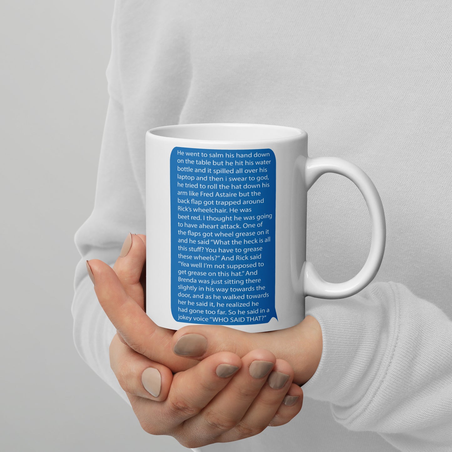 I Think You Should Leave Mug for Him Brians Hat Mug