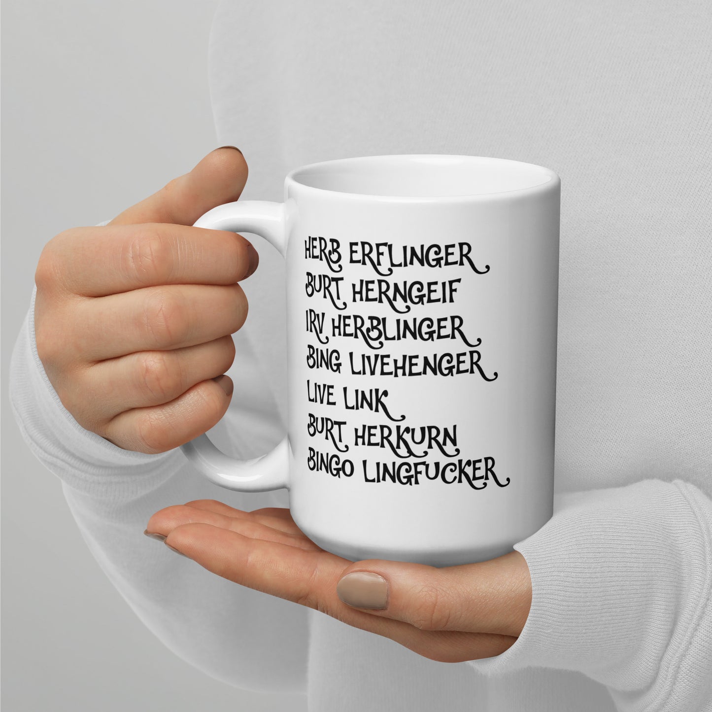 Herb Ertlinger coffee mug Schitt's Creek Two-Tone