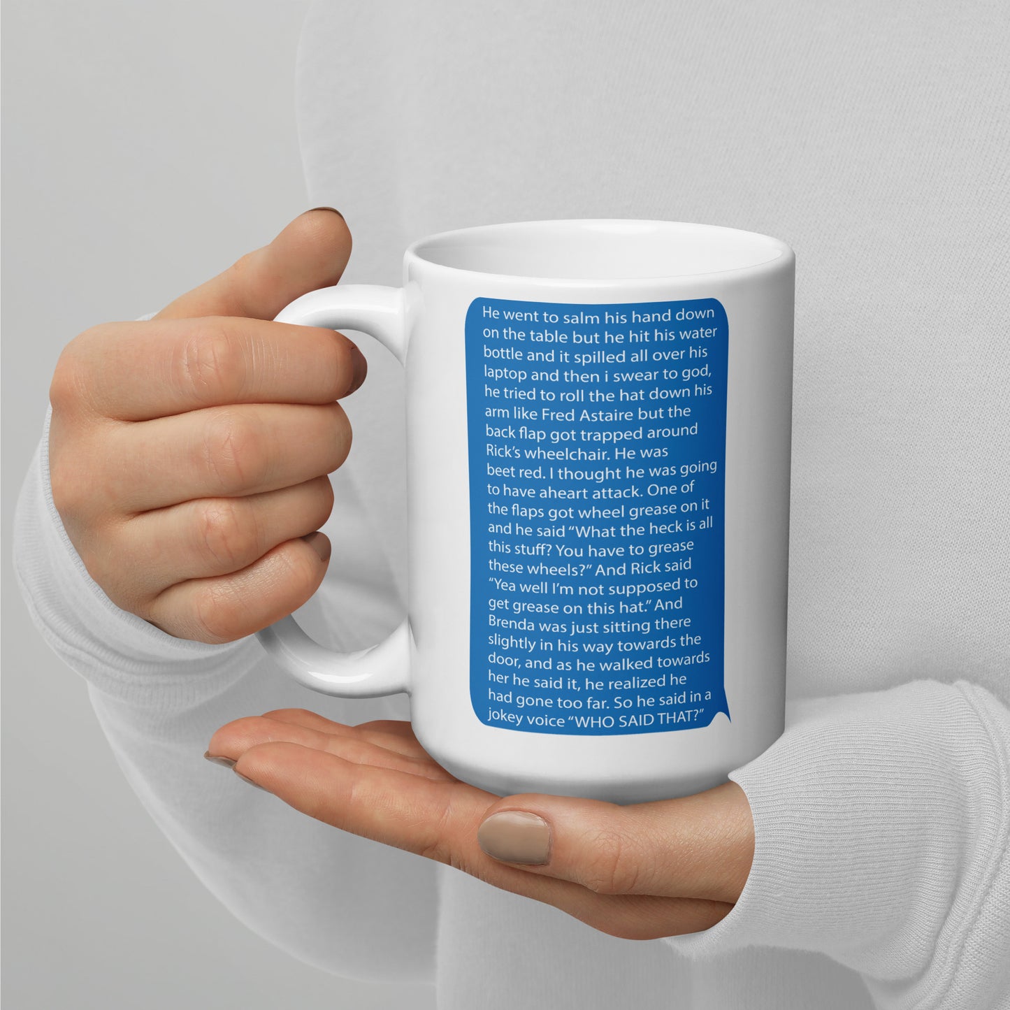 I Think You Should Leave Mug for Him Brians Hat Mug