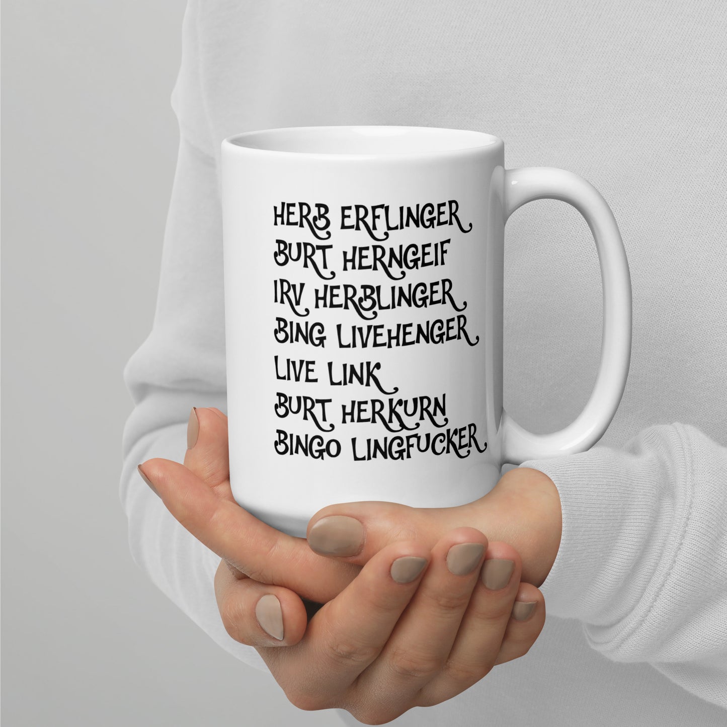 Herb Ertlinger coffee mug Schitt's Creek Two-Tone