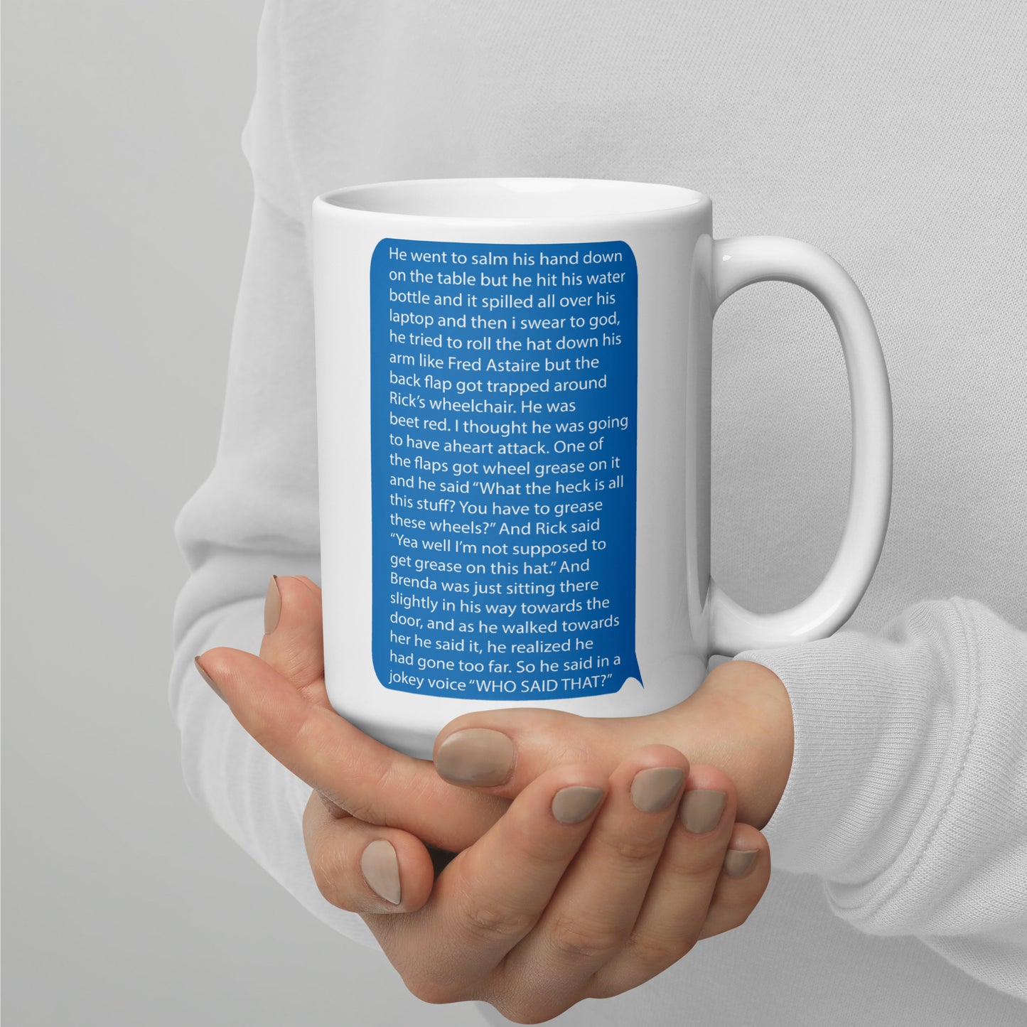 I Think You Should Leave Mug for Him Brians Hat Mug