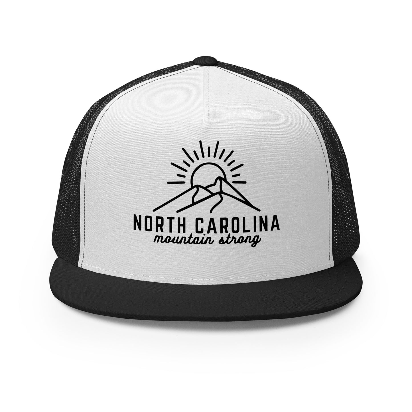 North Carolina Mountain Strong Hat (Embroidered Trucker Cap)