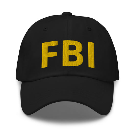 FBI Hat, FBI Embroidered Dad Hat