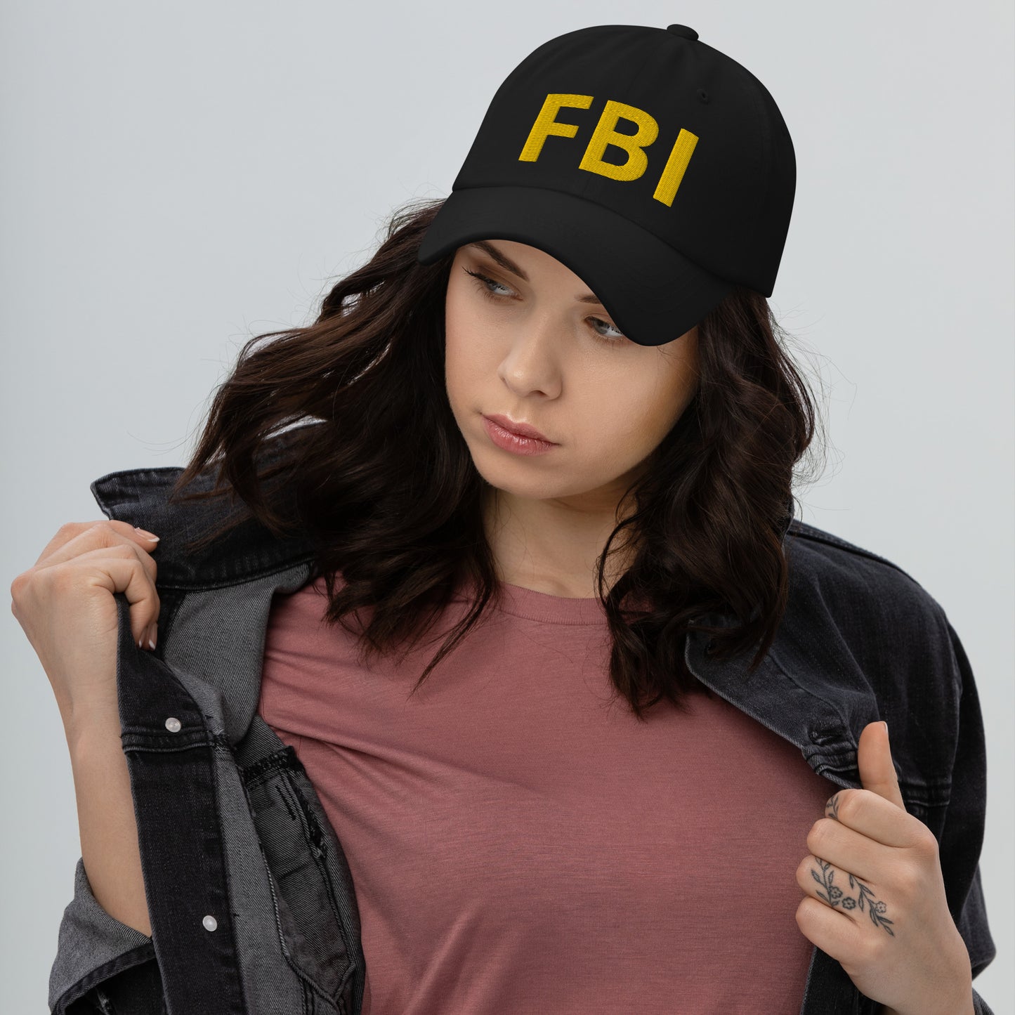 FBI Hat, FBI Embroidered Dad Hat
