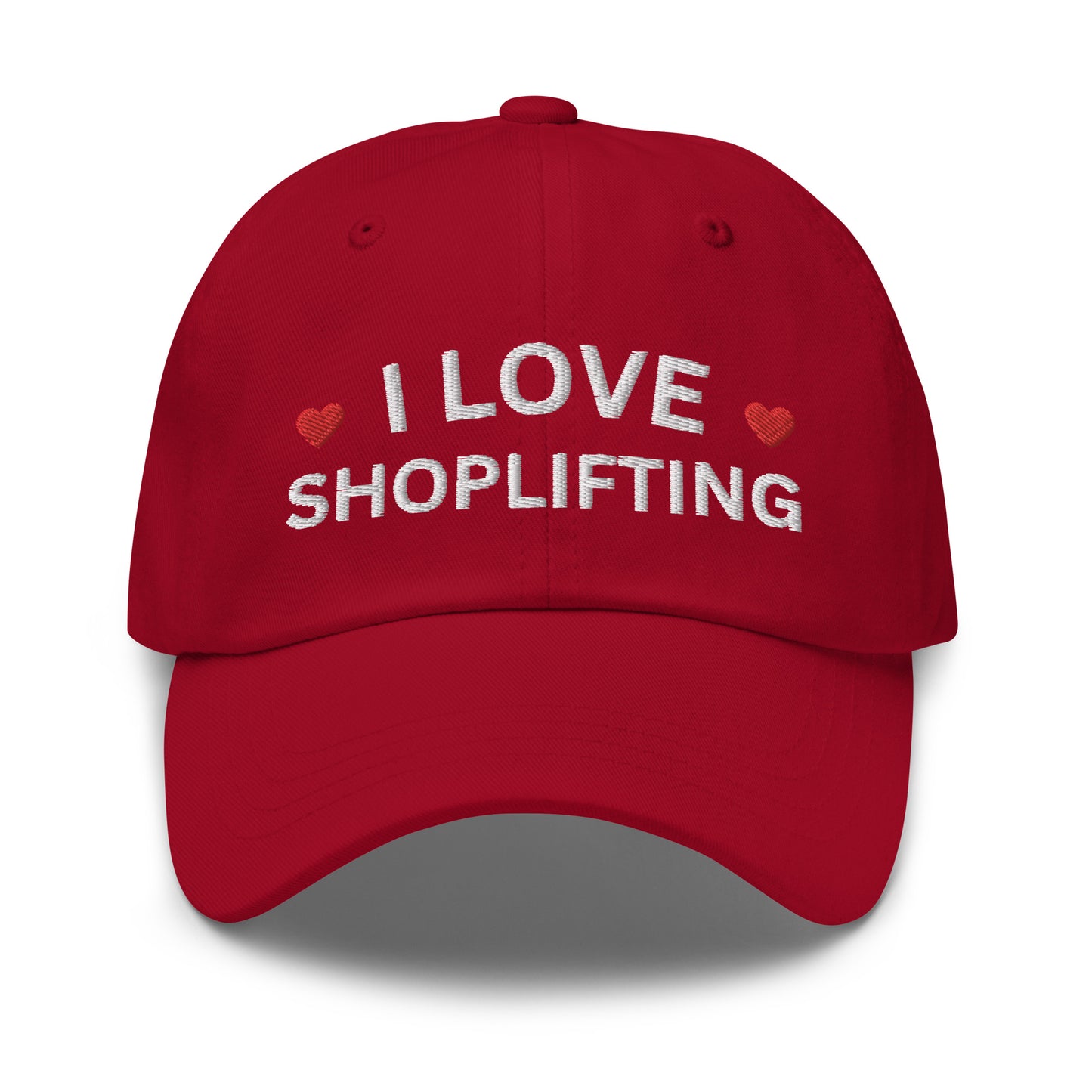Love Shoplifting Hat (Embroidered Dad hat)