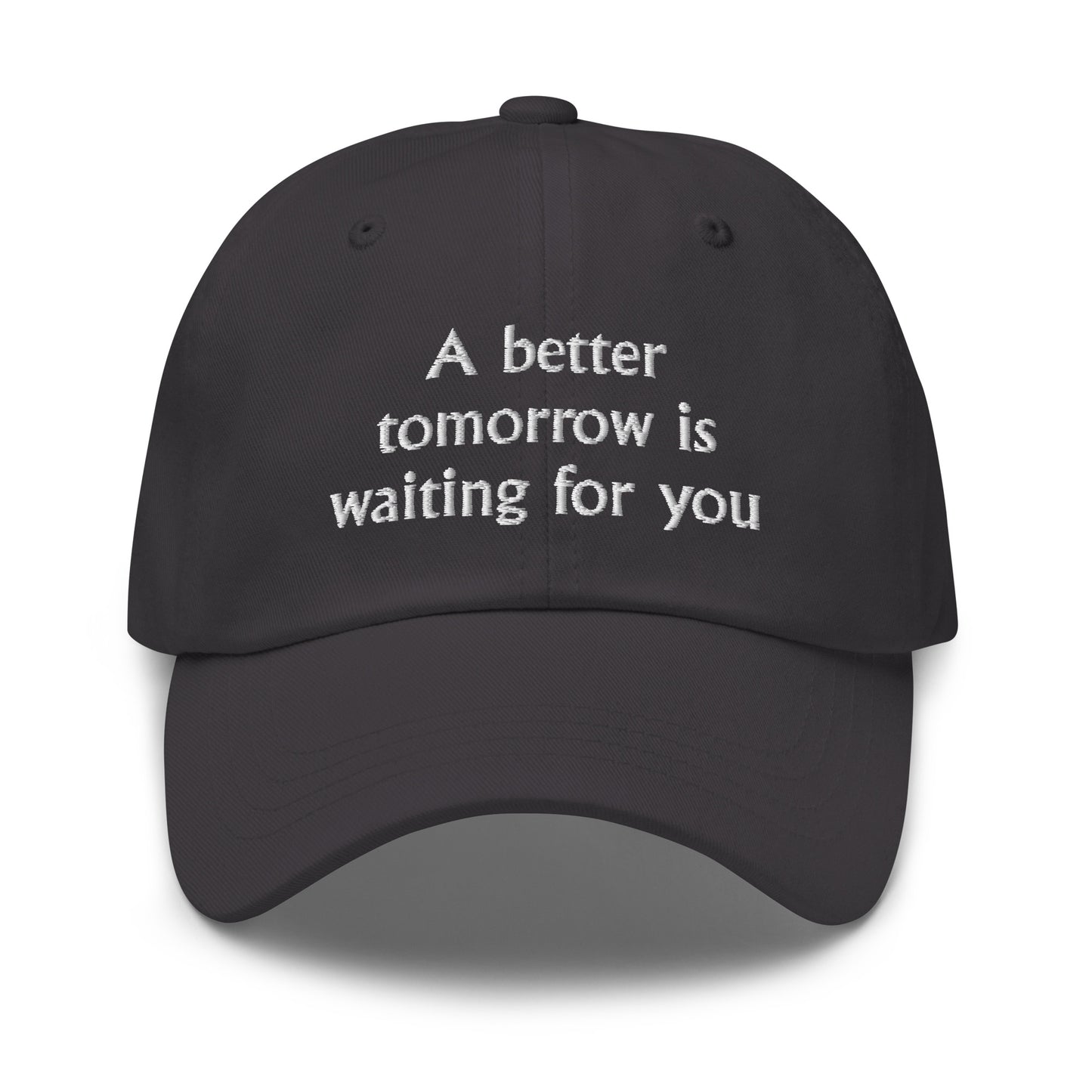 Woosang A better tomorrow is waiting for you Hat (Embroidered Dad hat)