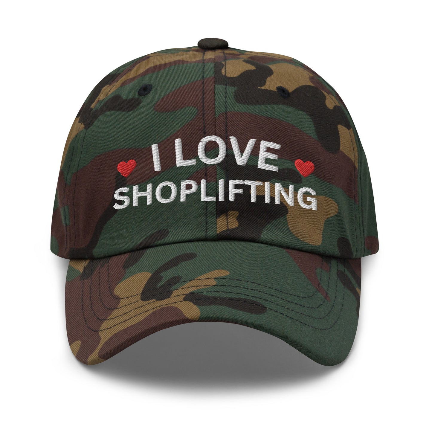 Love Shoplifting Hat (Embroidered Dad hat)