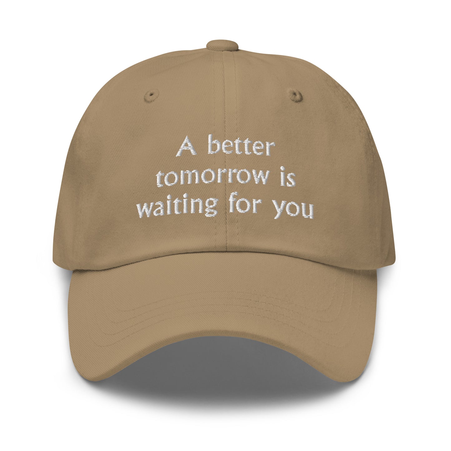 Woosang A better tomorrow is waiting for you Hat (Embroidered Dad hat)