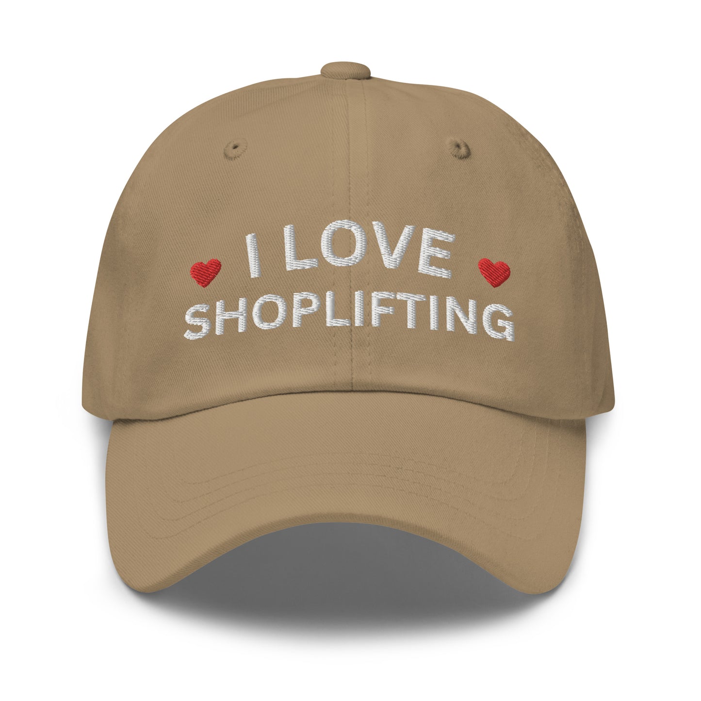 Love Shoplifting Hat (Embroidered Dad hat)