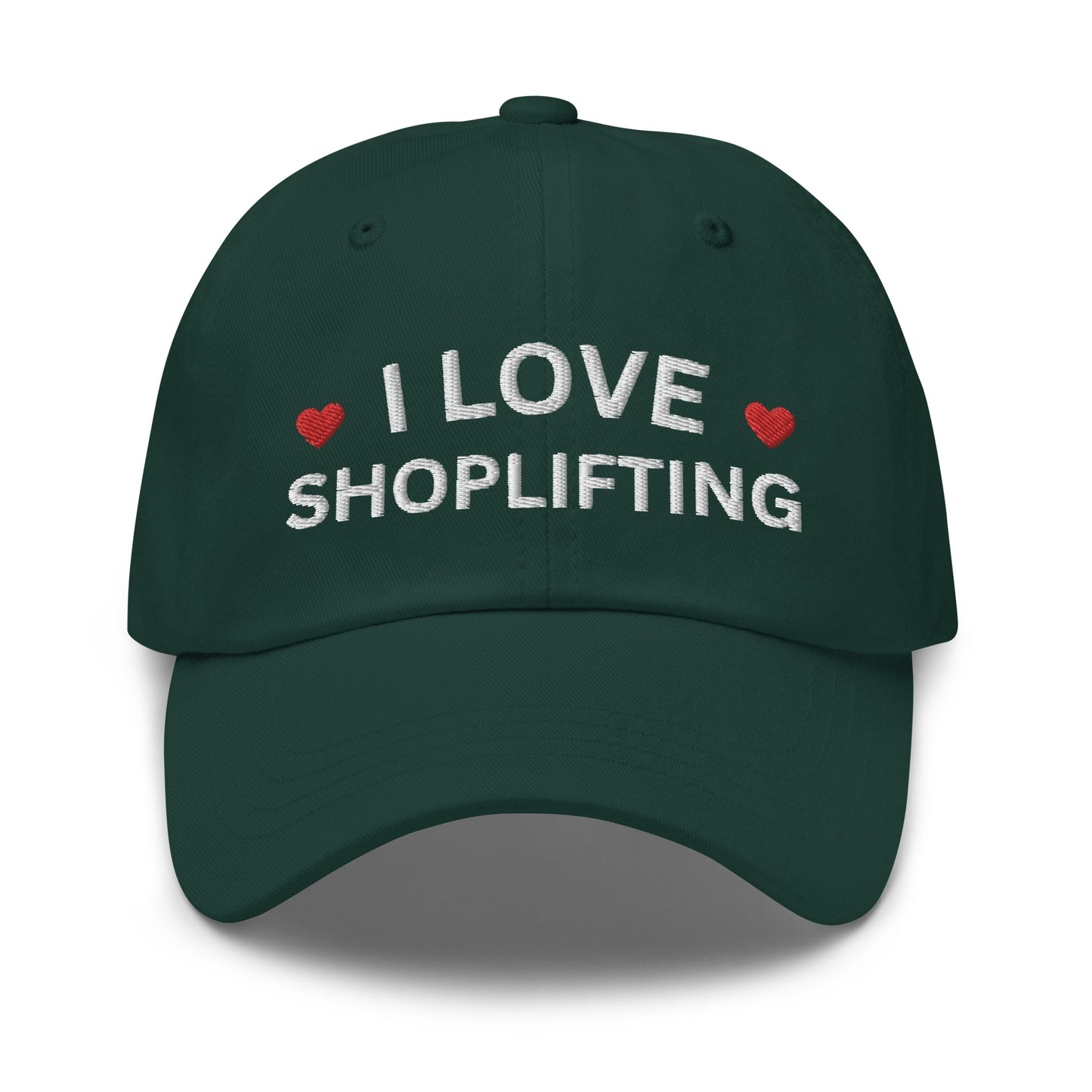 Love Shoplifting Hat (Embroidered Dad hat)