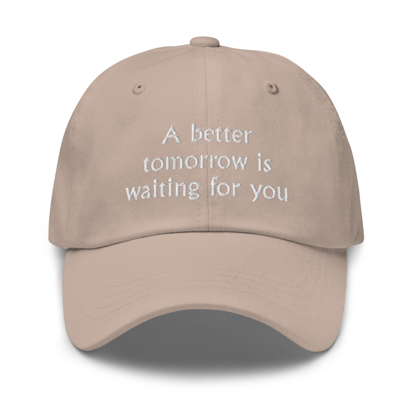 Woosang A better tomorrow is waiting for you Hat (Embroidered Dad hat)