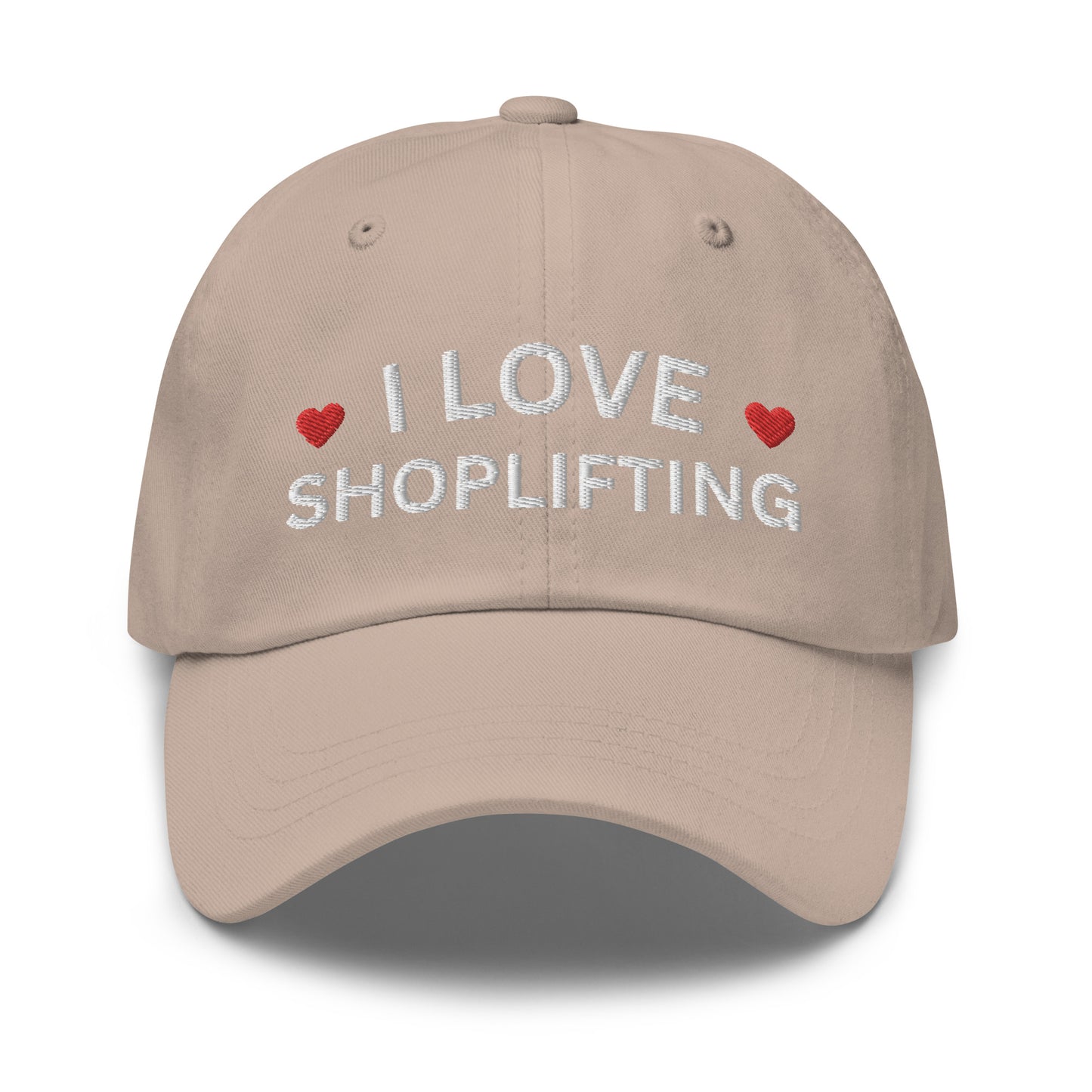 Love Shoplifting Hat (Embroidered Dad hat)