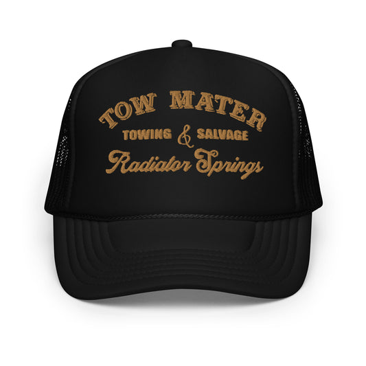 Tow Mater - Towing & Salvage Hat (Embroidered Foam trucker hat)