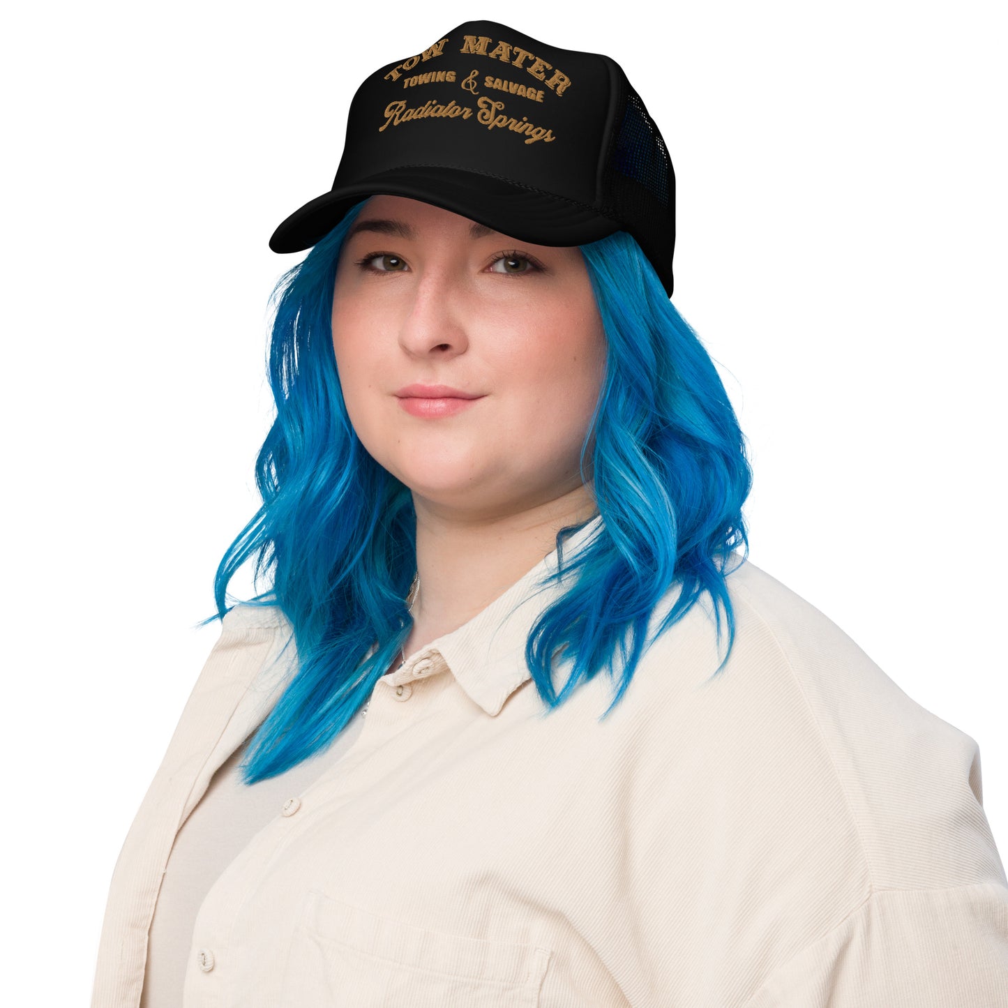 Tow Mater - Towing & Salvage Hat (Embroidered Foam trucker hat)