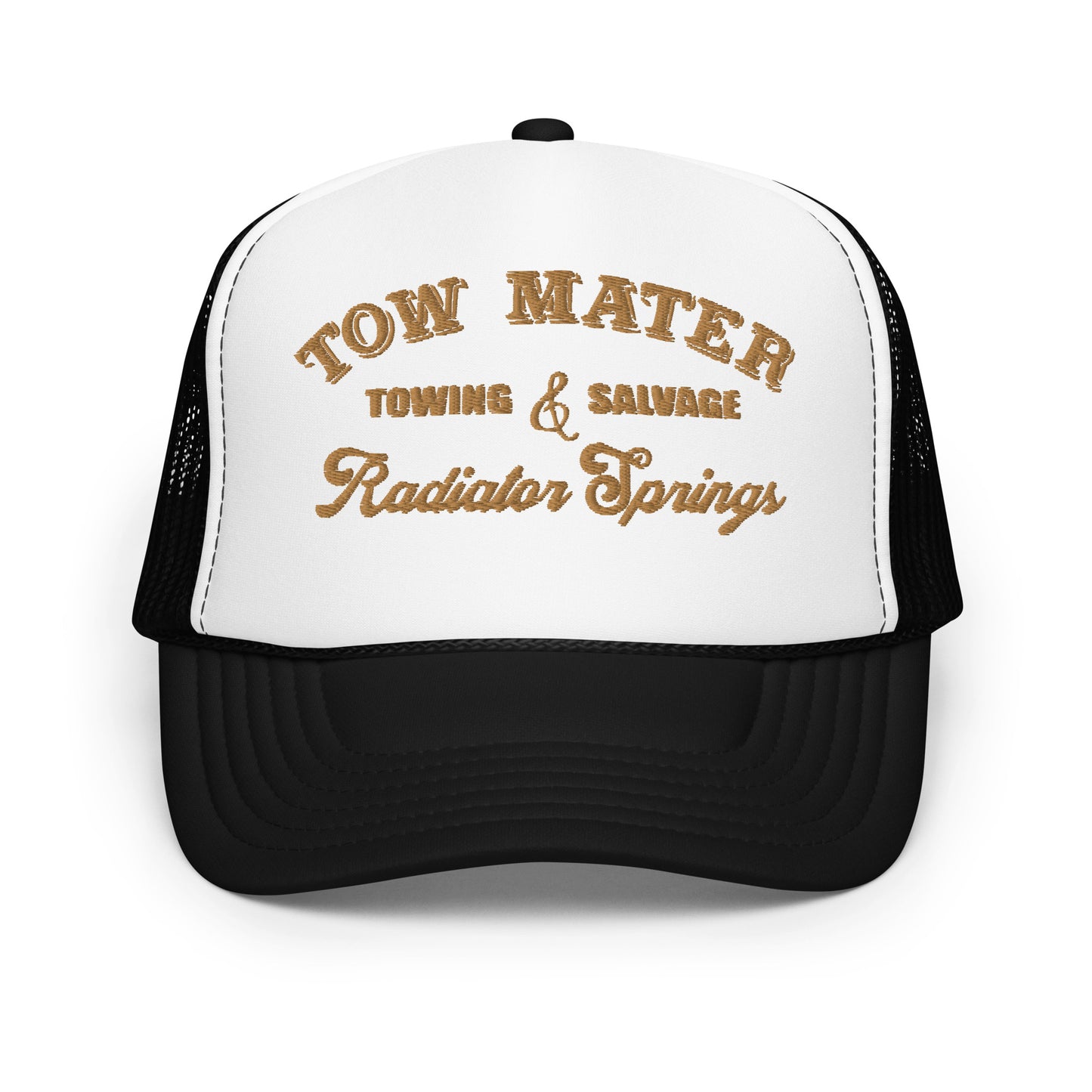 Tow Mater - Towing & Salvage Hat (Embroidered Foam trucker hat)