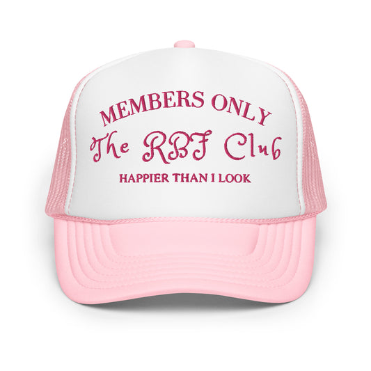 RBF CLUB Hat (Embroidered Foam trucker hat)