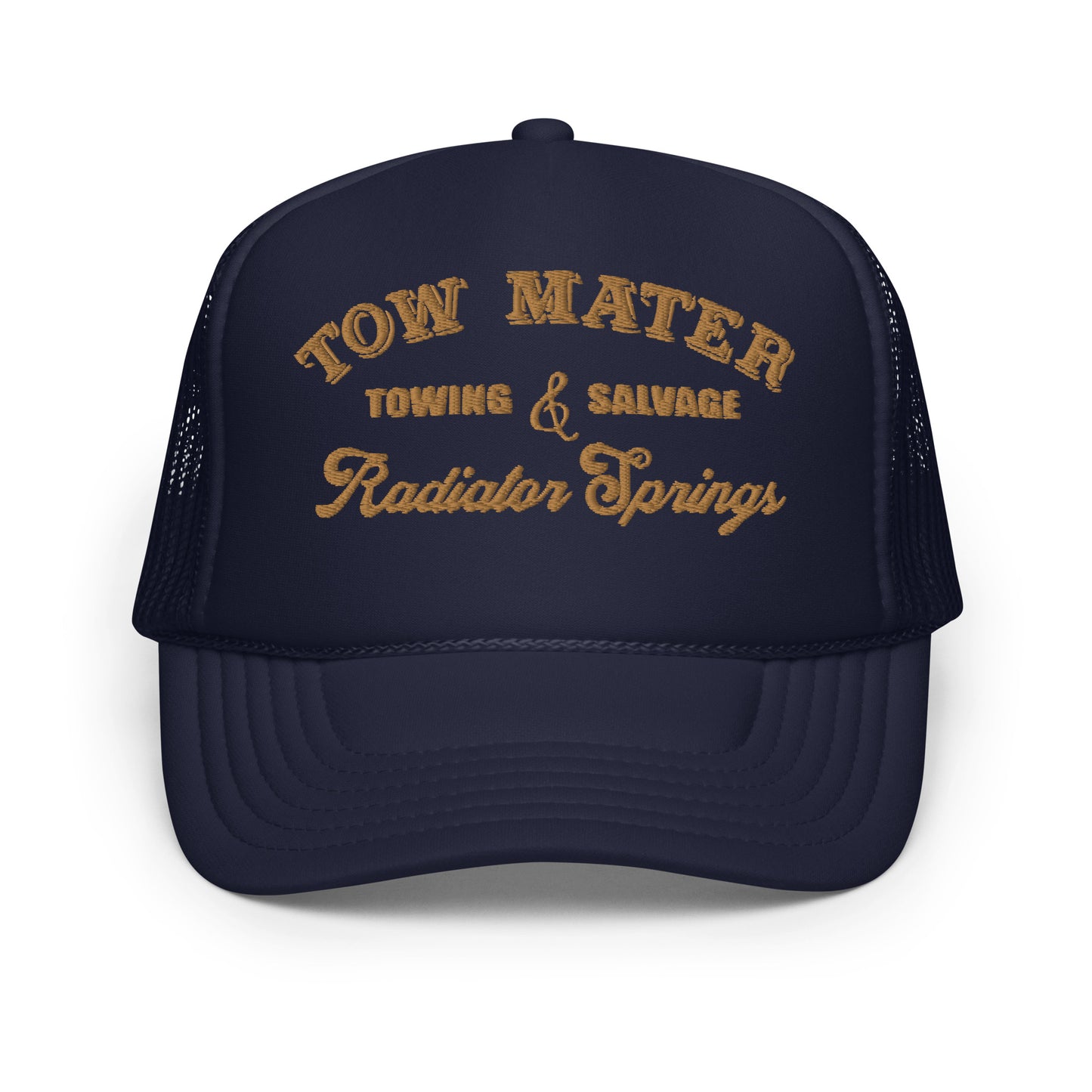 Tow Mater - Towing & Salvage Hat (Embroidered Foam trucker hat)