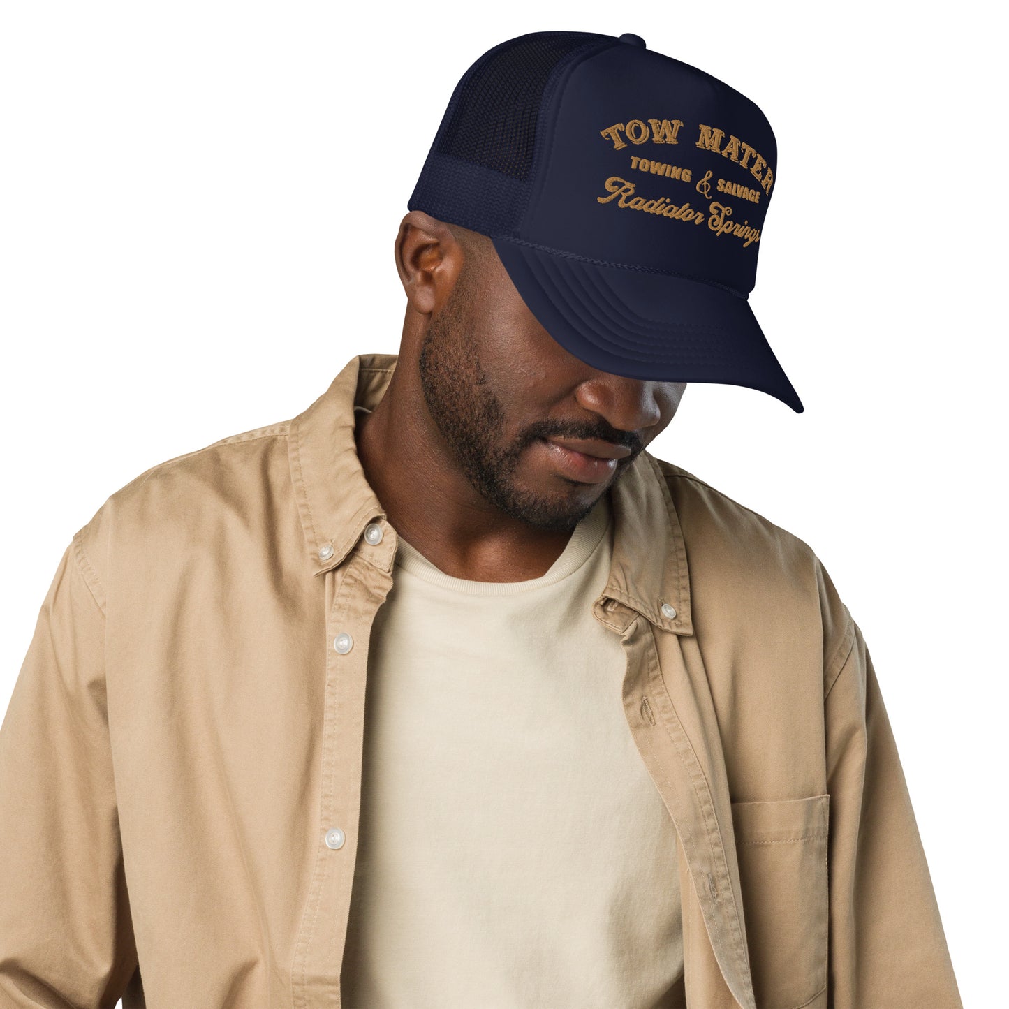 Tow Mater - Towing & Salvage Hat (Embroidered Foam trucker hat)