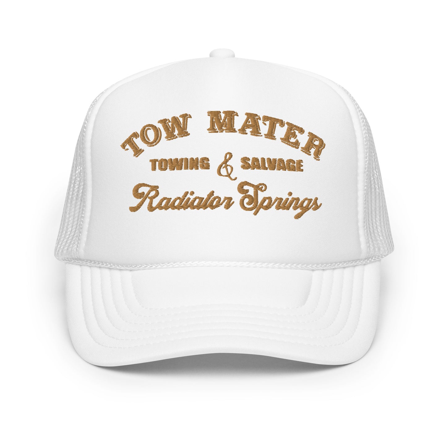 Tow Mater - Towing & Salvage Hat (Embroidered Foam trucker hat)