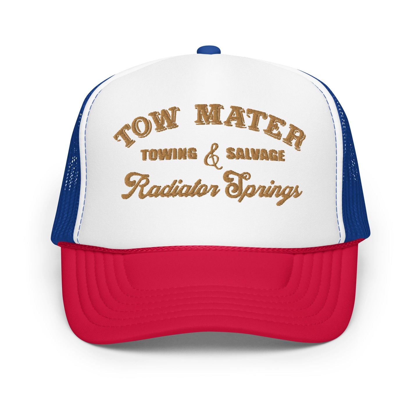 Tow Mater - Towing & Salvage Hat (Embroidered Foam trucker hat)