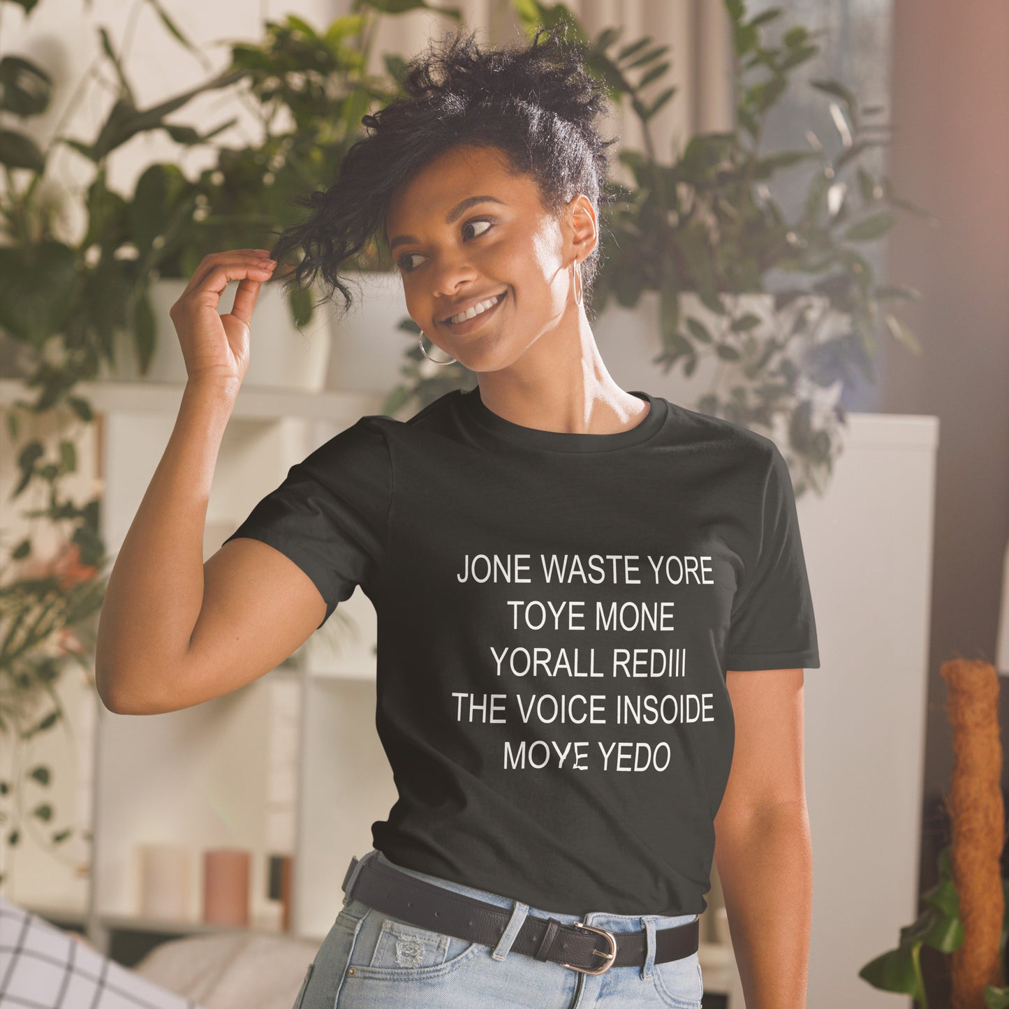 Jone Waste Yore Toye Monme Short-Sleeve Unisex T-Shirt
