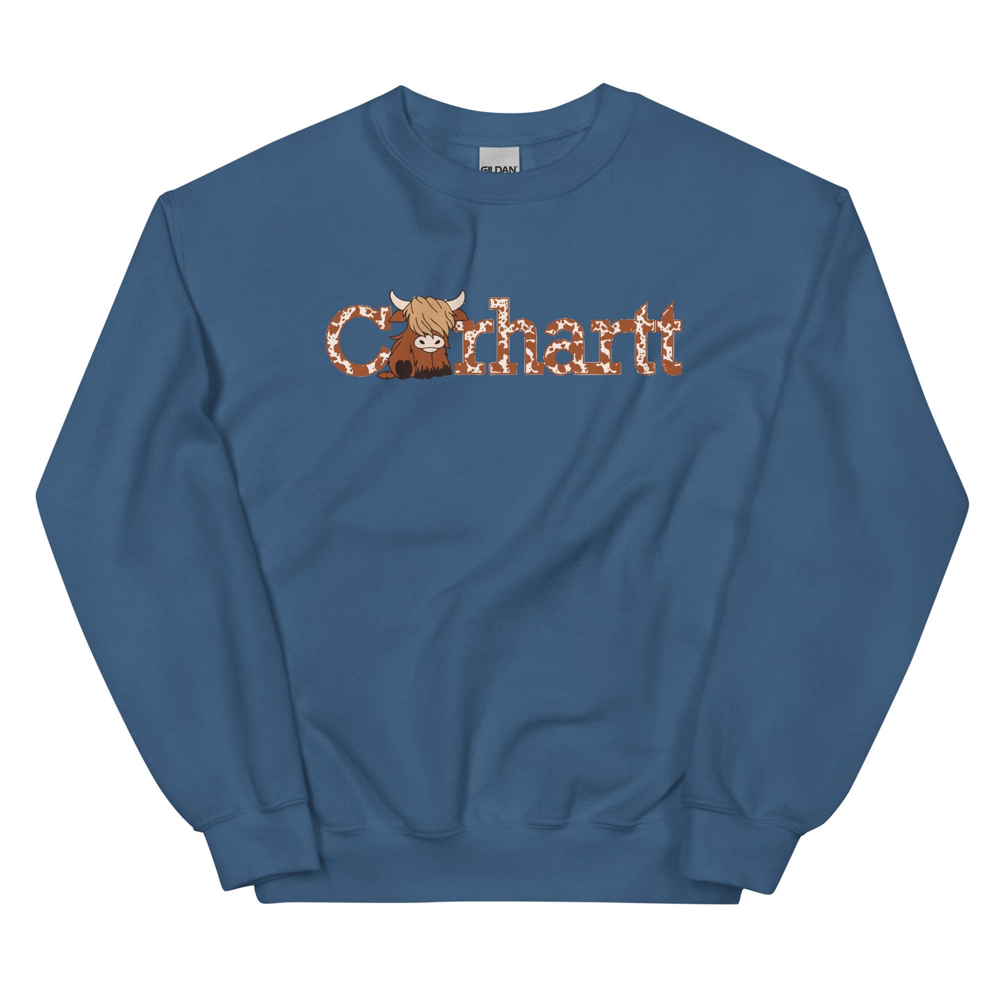 Highland Cow Sweatshirt, Cute Cow Gift Sweater, Farm Love Sweatshirt, Cattle Lover Gift, Western Sweatshirt, Animal