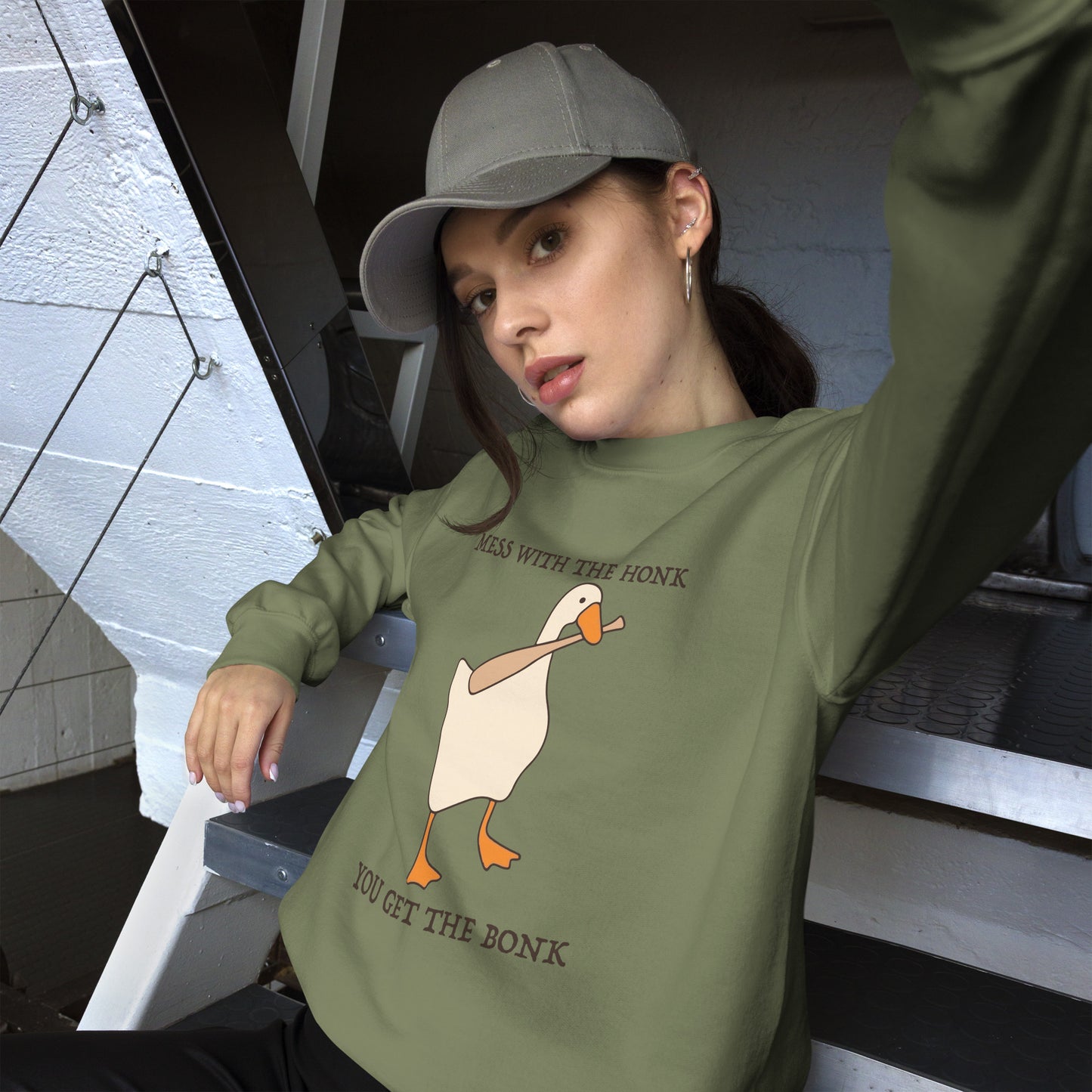 Mess With The Honk You Get The Bonk Sweatshirt