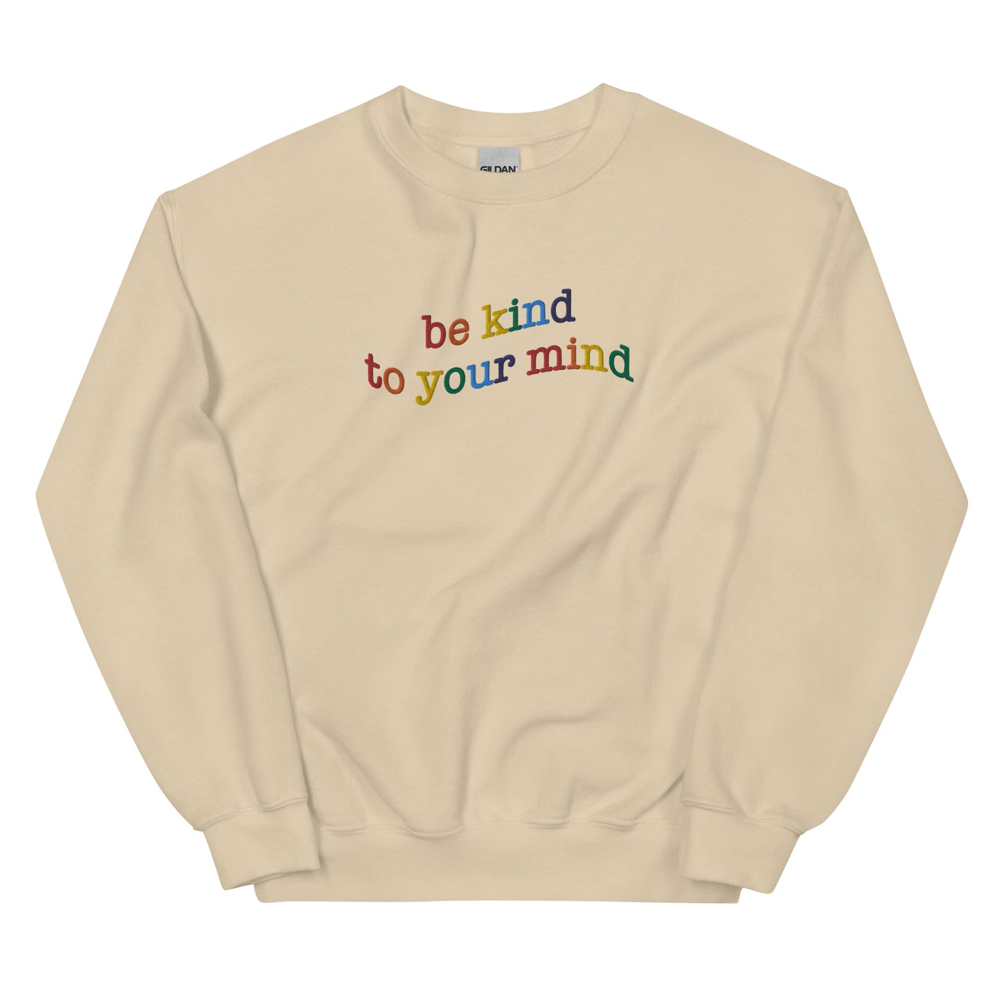 Be Kind To Your Mind Embroidered Sweatshirt