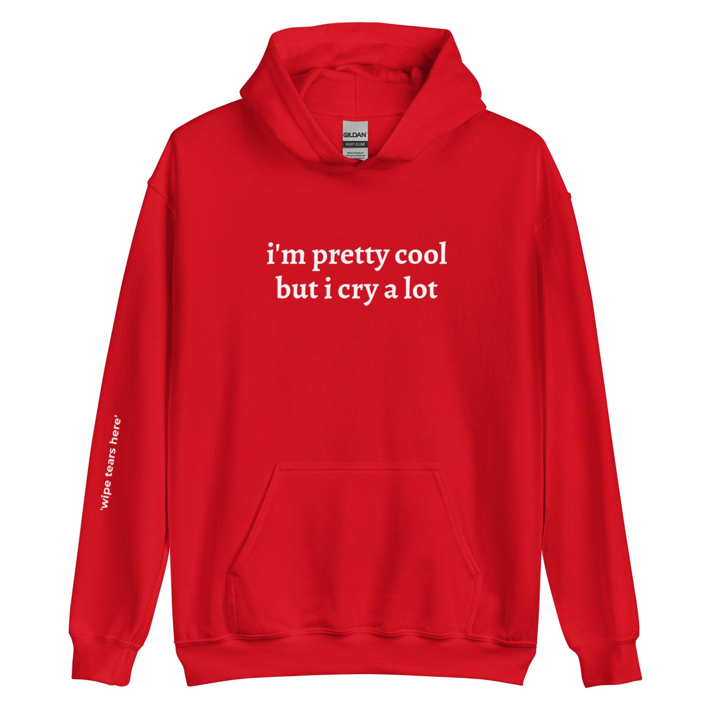 I'm Pretty Cool But I Cry A Lot Hoodie