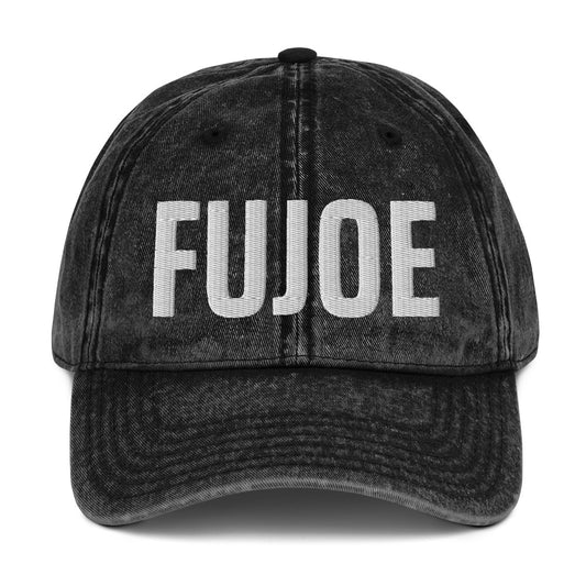 FUJOE Hat (Embroidered Vintage Cotton Twill Cap)