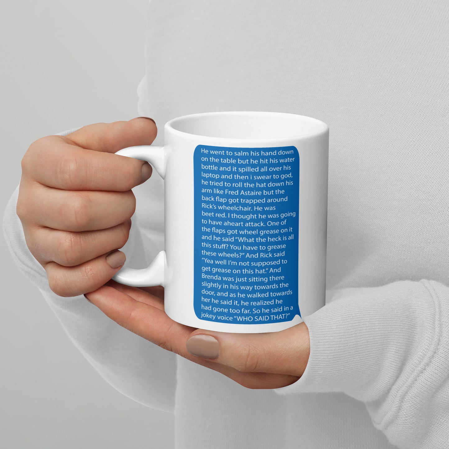 I Think You Should Leave Mug for Him Brians Hat Mug